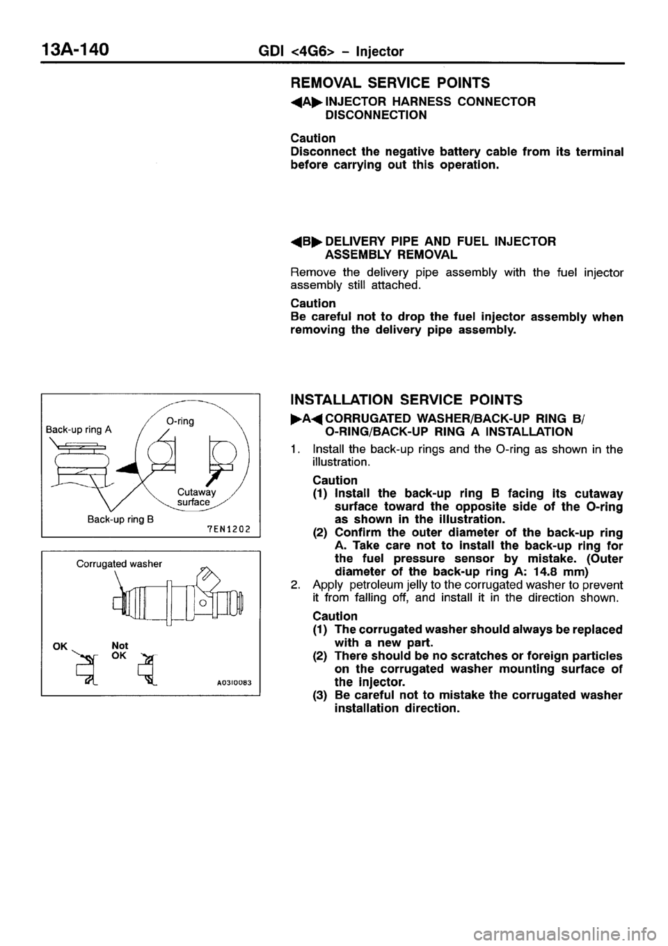 MITSUBISHI SPACE RUNNER 2001 Workshop Manual MITSUBISHI SPACE RUNNER 2001 Workshop Manual