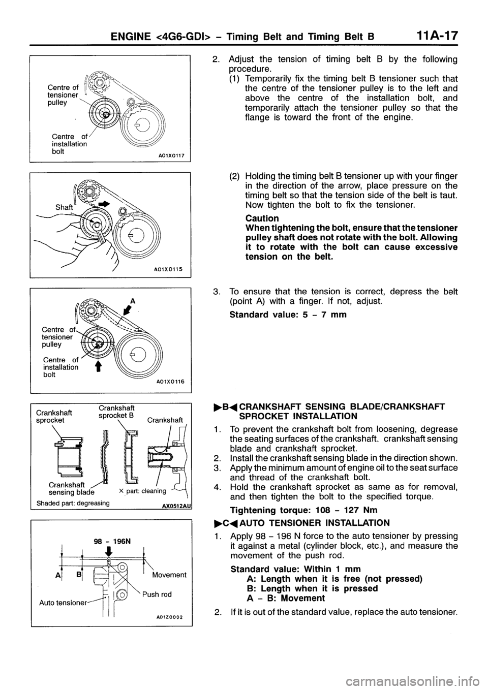 MITSUBISHI SPACE RUNNER 2001 Owners Manual MITSUBISHI SPACE RUNNER 2001 Owners Manual