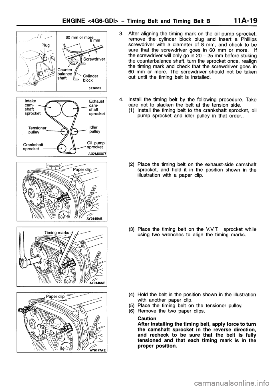 MITSUBISHI SPACE RUNNER 2001 Owners Manual MITSUBISHI SPACE RUNNER 2001 Owners Manual