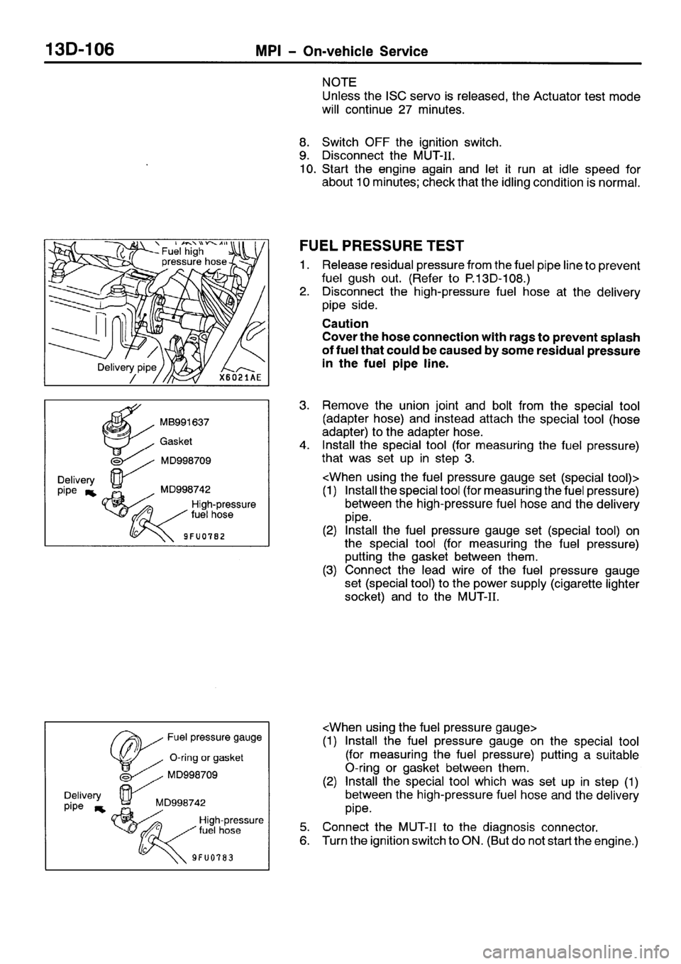 MITSUBISHI SPACE RUNNER 2001 Workshop Manual MITSUBISHI SPACE RUNNER 2001 Workshop Manual