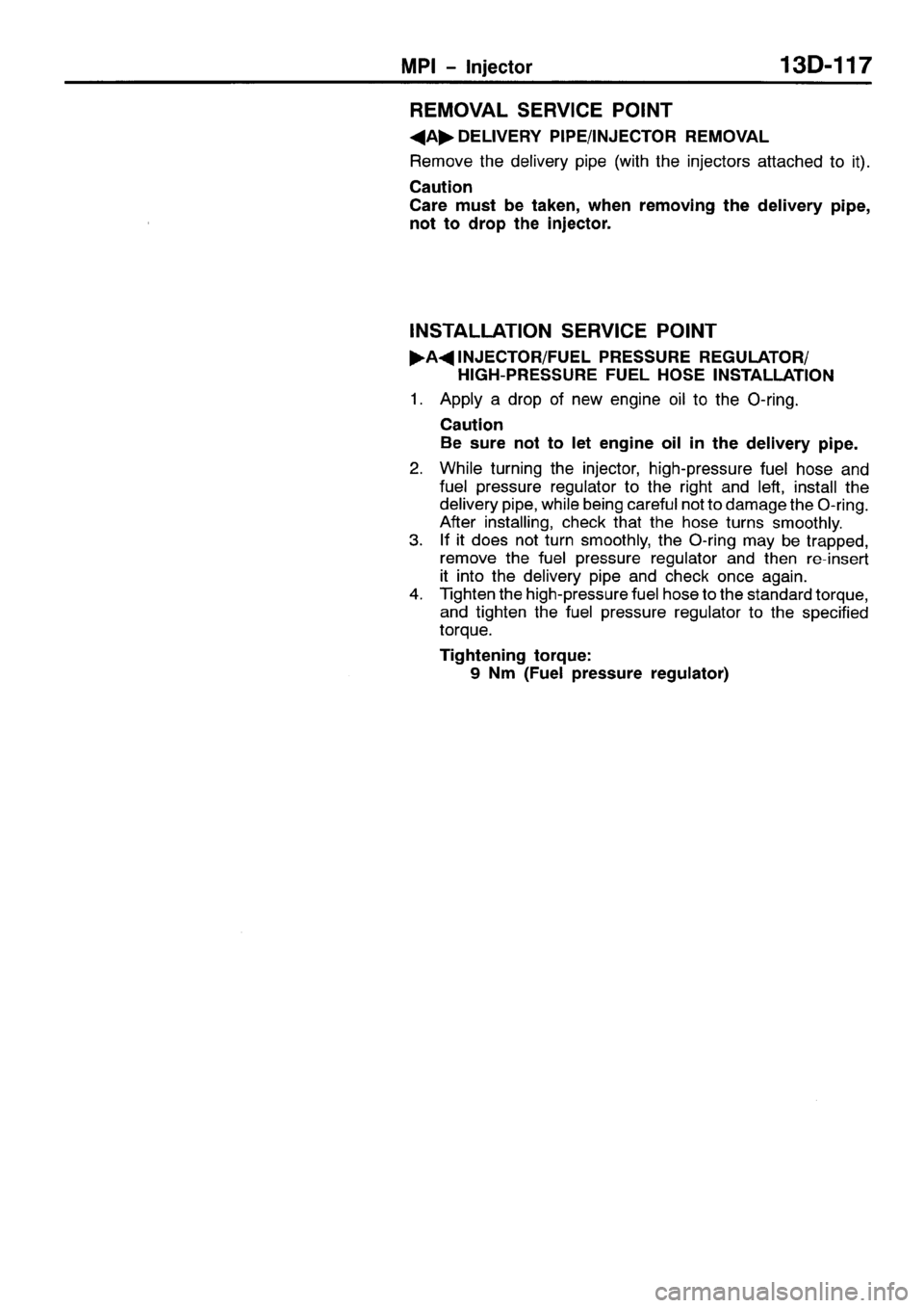MITSUBISHI SPACE RUNNER 2001  Workshop Manual 