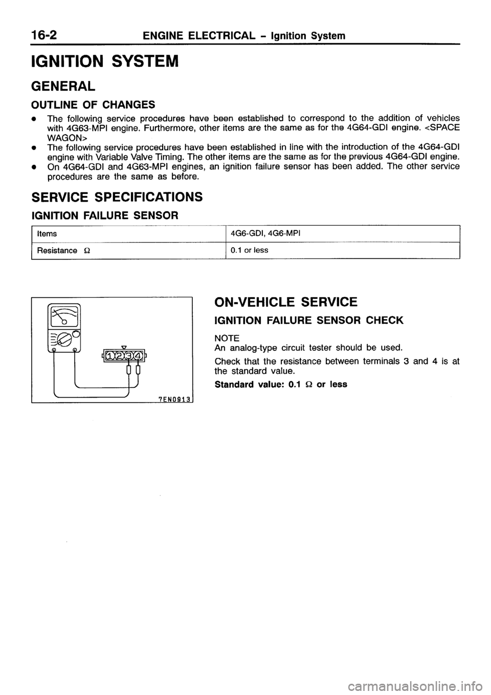 MITSUBISHI SPACE RUNNER 2001 Workshop Manual MITSUBISHI SPACE RUNNER 2001 Workshop Manual