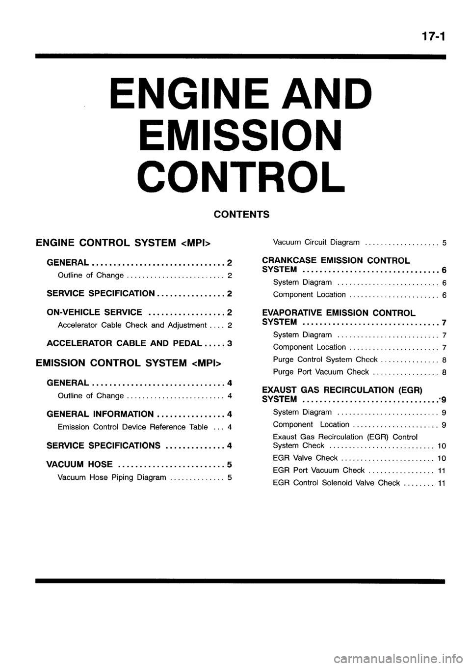 MITSUBISHI SPACE RUNNER 2001 Workshop Manual MITSUBISHI SPACE RUNNER 2001 Workshop Manual