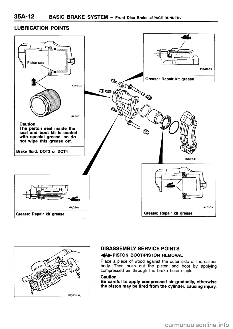 MITSUBISHI SPACE RUNNER 2001 Workshop Manual MITSUBISHI SPACE RUNNER 2001 Workshop Manual