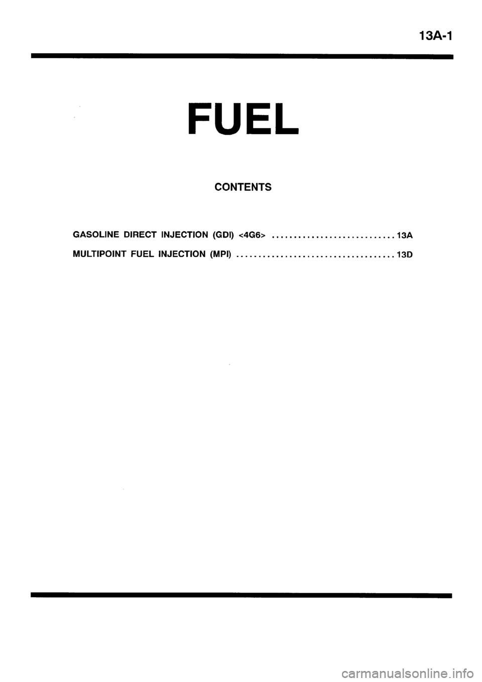 MITSUBISHI SPACE RUNNER 2001 Repair Manual MITSUBISHI SPACE RUNNER 2001 Repair Manual