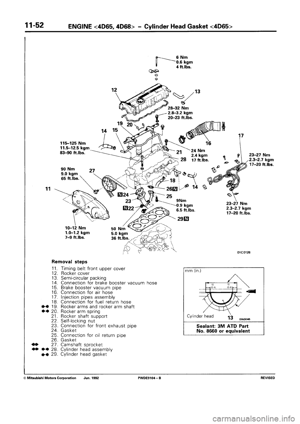 MITSUBISHI SPACE RUNNER 1992 Workshop Manual MITSUBISHI SPACE RUNNER 1992 Workshop Manual