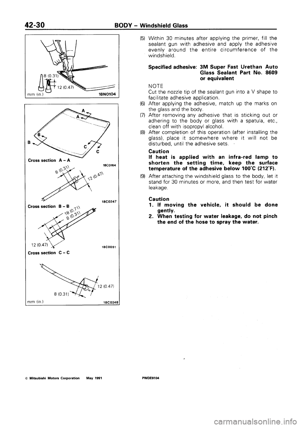 MITSUBISHI SPACE RUNNER 1992  Workshop Manual 