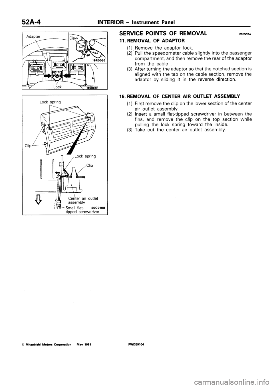 MITSUBISHI SPACE RUNNER 1992 Workshop Manual MITSUBISHI SPACE RUNNER 1992 Workshop Manual