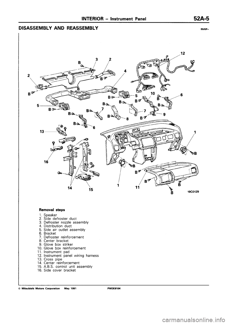 MITSUBISHI SPACE RUNNER 1992 Workshop Manual MITSUBISHI SPACE RUNNER 1992 Workshop Manual