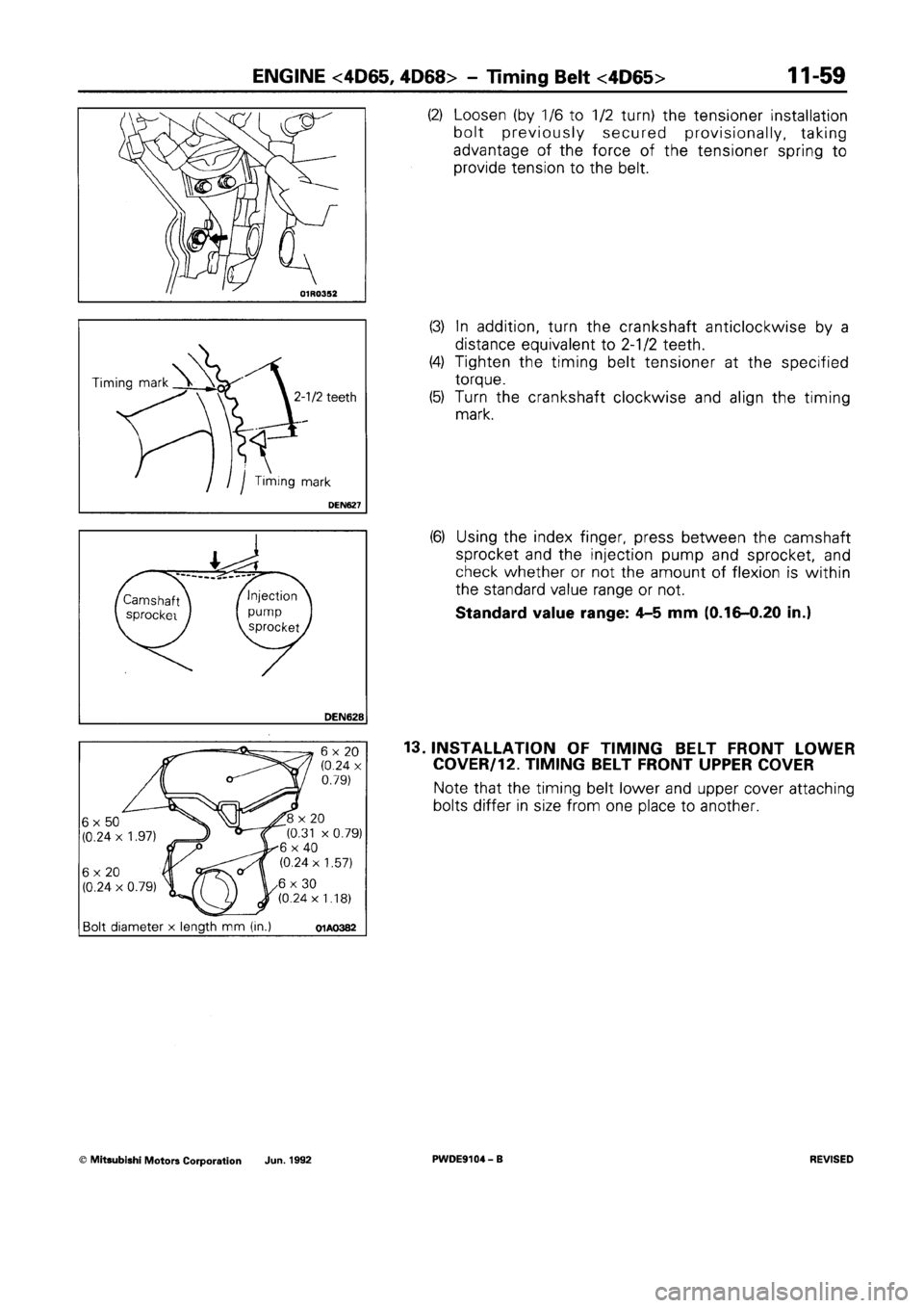 MITSUBISHI SPACE RUNNER 1992  Workshop Manual 