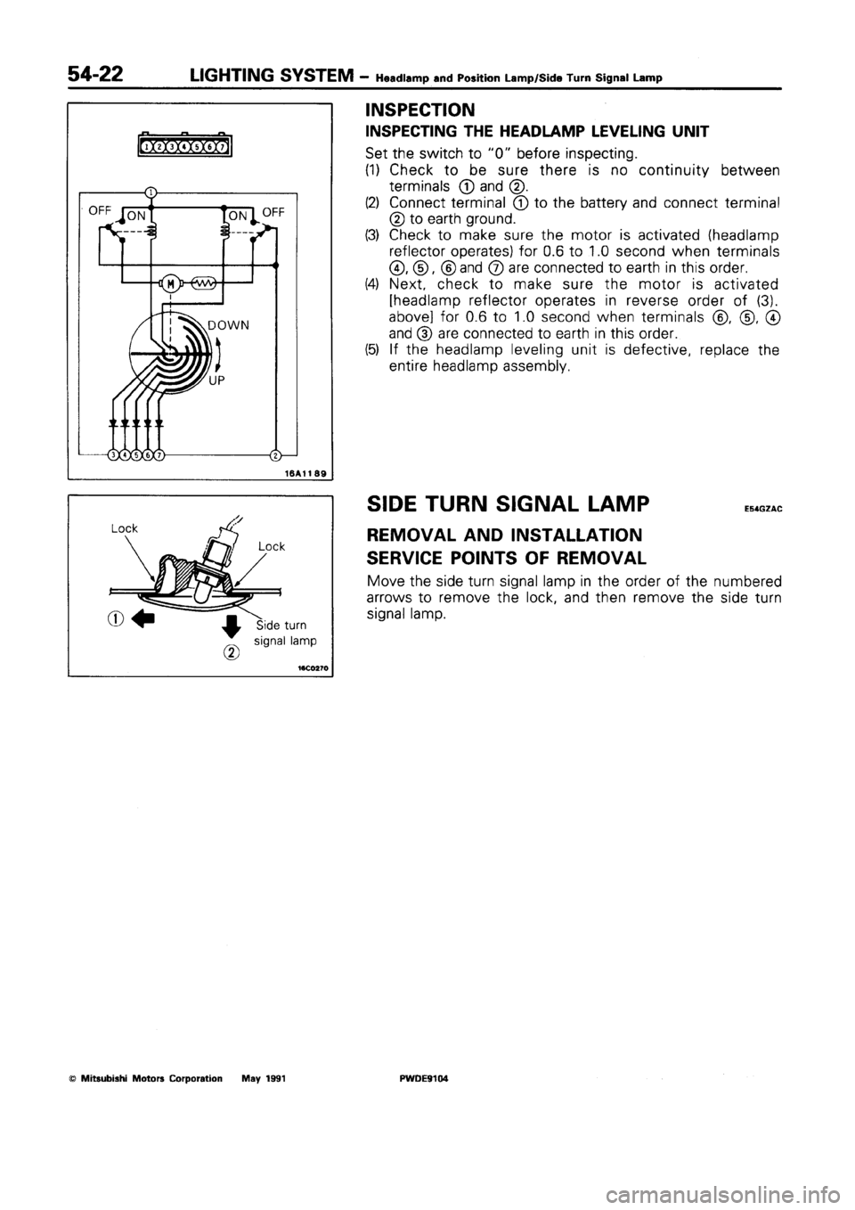 MITSUBISHI SPACE RUNNER 1992 Workshop Manual MITSUBISHI SPACE RUNNER 1992 Workshop Manual