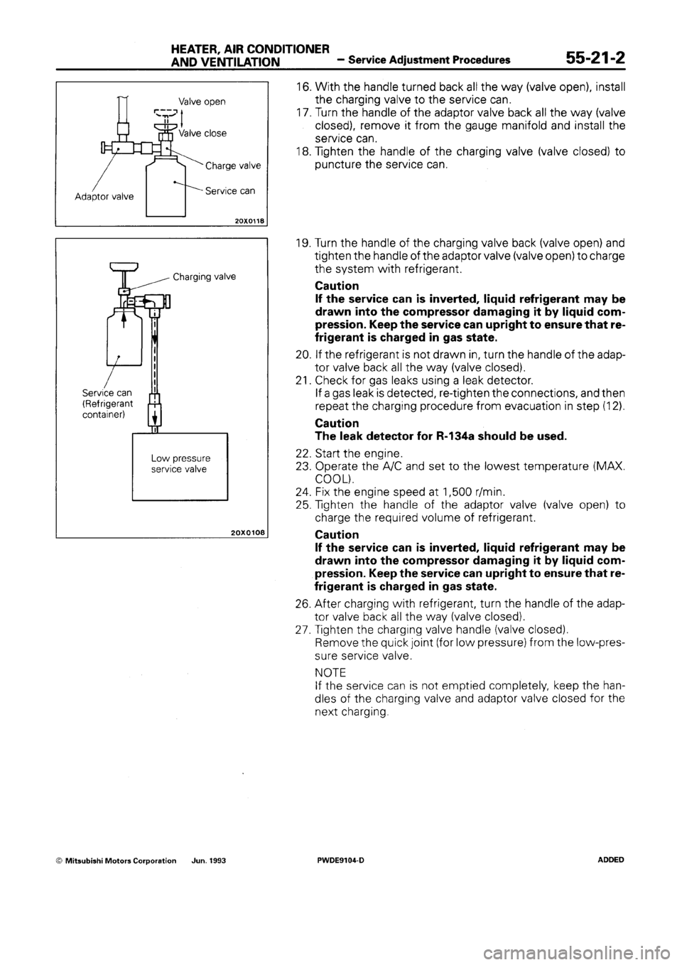 MITSUBISHI SPACE RUNNER 1992 Workshop Manual MITSUBISHI SPACE RUNNER 1992 Workshop Manual