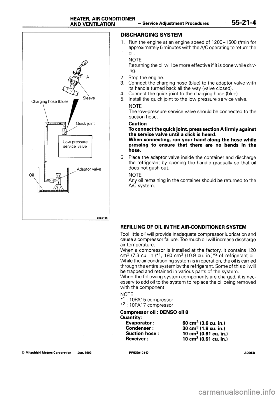 MITSUBISHI SPACE RUNNER 1992 Workshop Manual MITSUBISHI SPACE RUNNER 1992 Workshop Manual