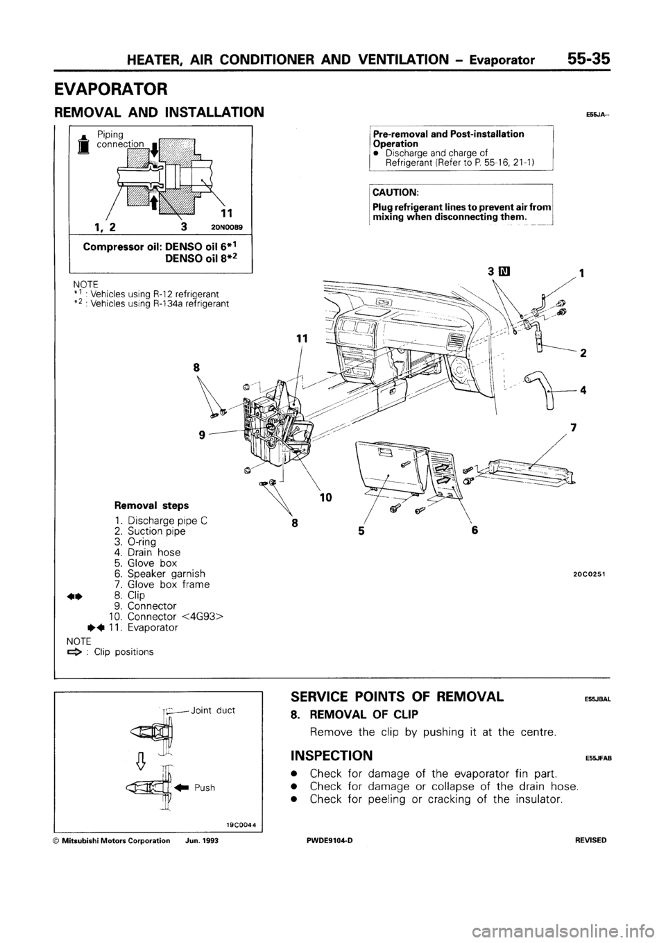 MITSUBISHI SPACE RUNNER 1992 Workshop Manual MITSUBISHI SPACE RUNNER 1992 Workshop Manual