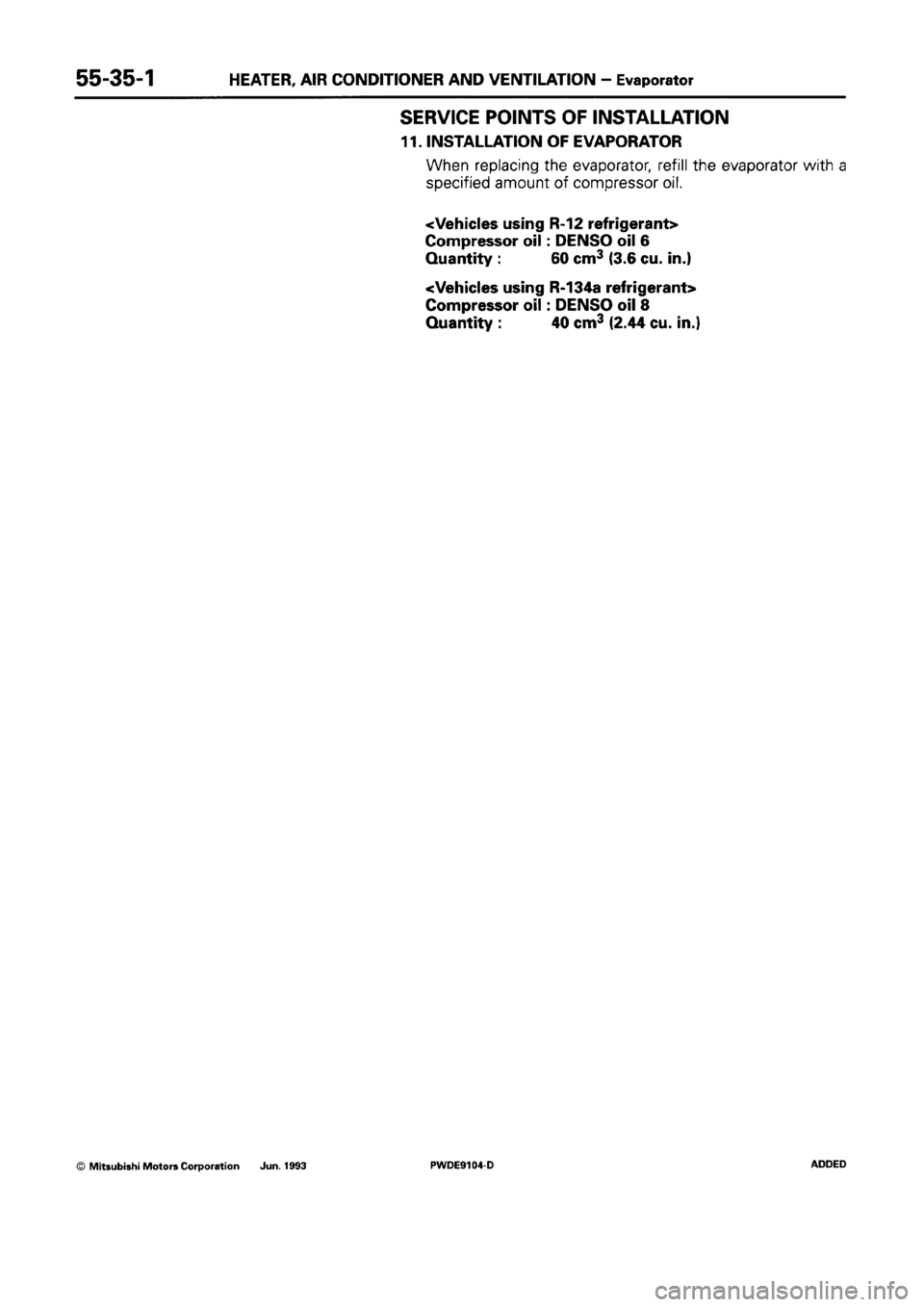 MITSUBISHI SPACE RUNNER 1992 Workshop Manual MITSUBISHI SPACE RUNNER 1992 Workshop Manual