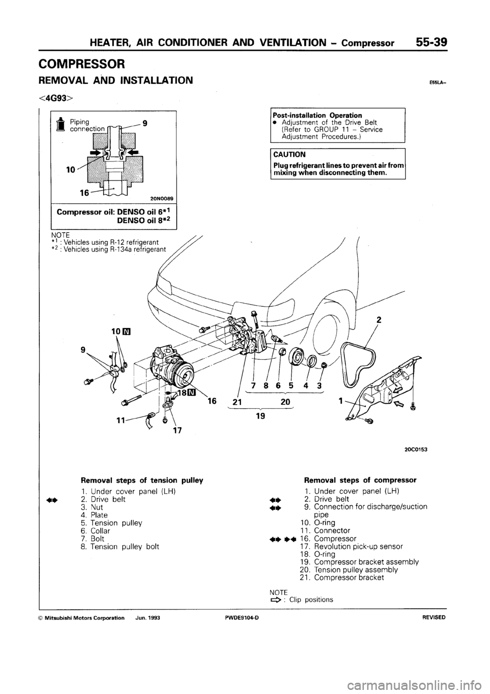 MITSUBISHI SPACE RUNNER 1992 Workshop Manual MITSUBISHI SPACE RUNNER 1992 Workshop Manual