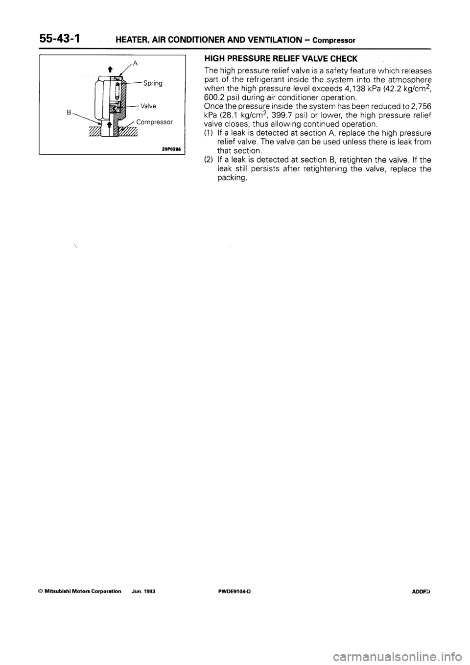 MITSUBISHI SPACE RUNNER 1992 Workshop Manual MITSUBISHI SPACE RUNNER 1992 Workshop Manual