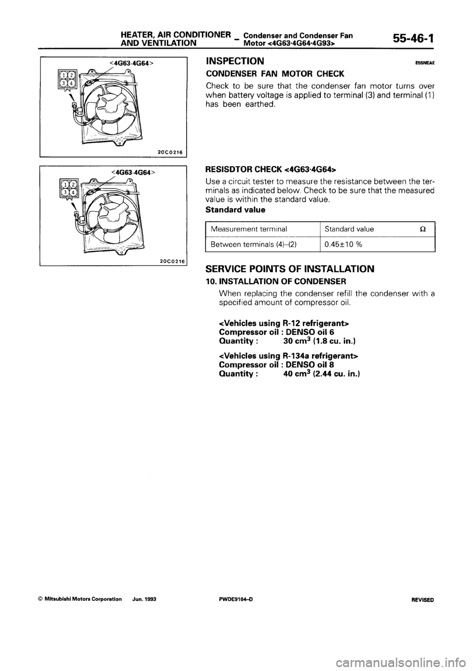 MITSUBISHI SPACE RUNNER 1992 Workshop Manual MITSUBISHI SPACE RUNNER 1992 Workshop Manual