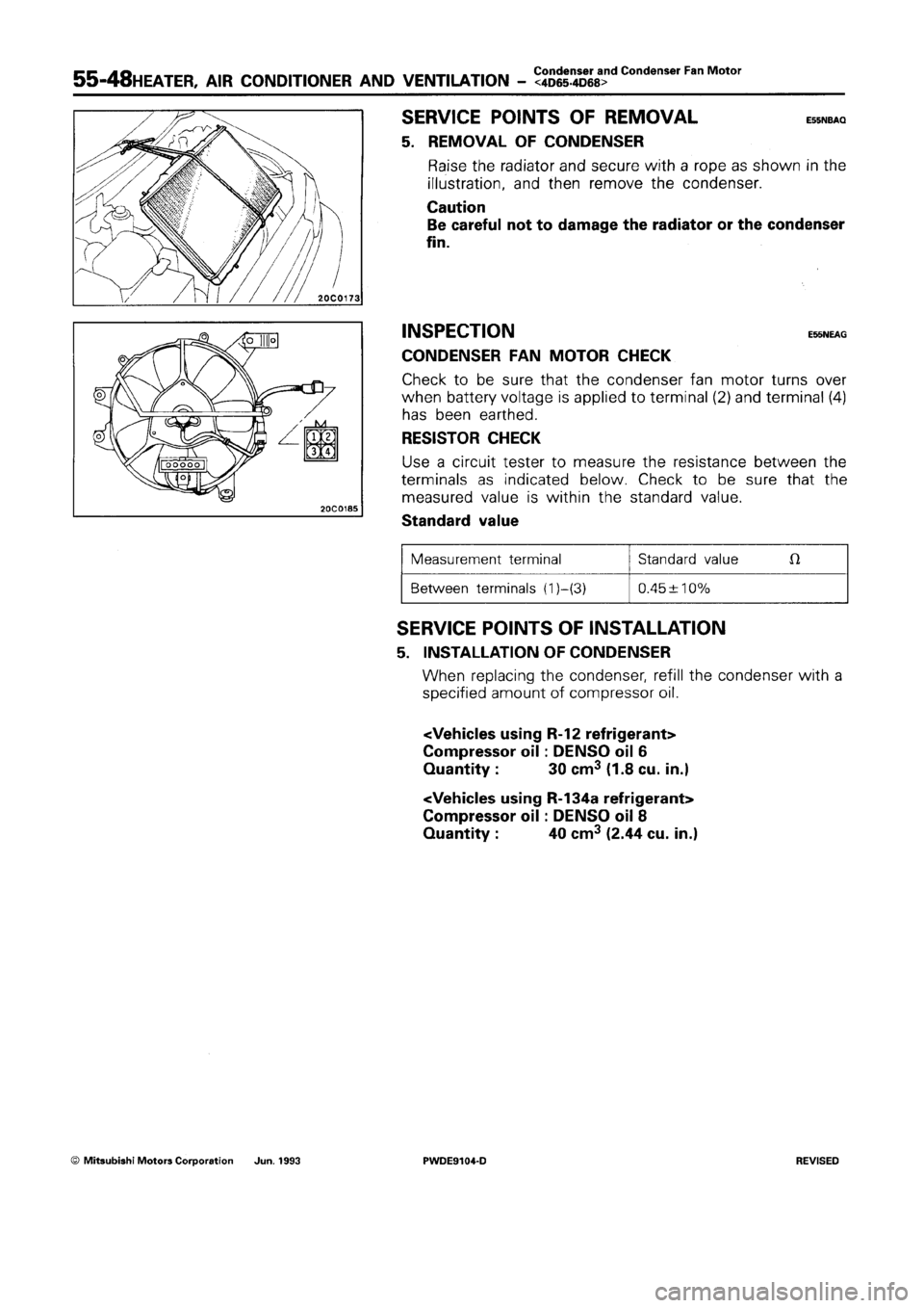 MITSUBISHI SPACE RUNNER 1992 Workshop Manual MITSUBISHI SPACE RUNNER 1992 Workshop Manual