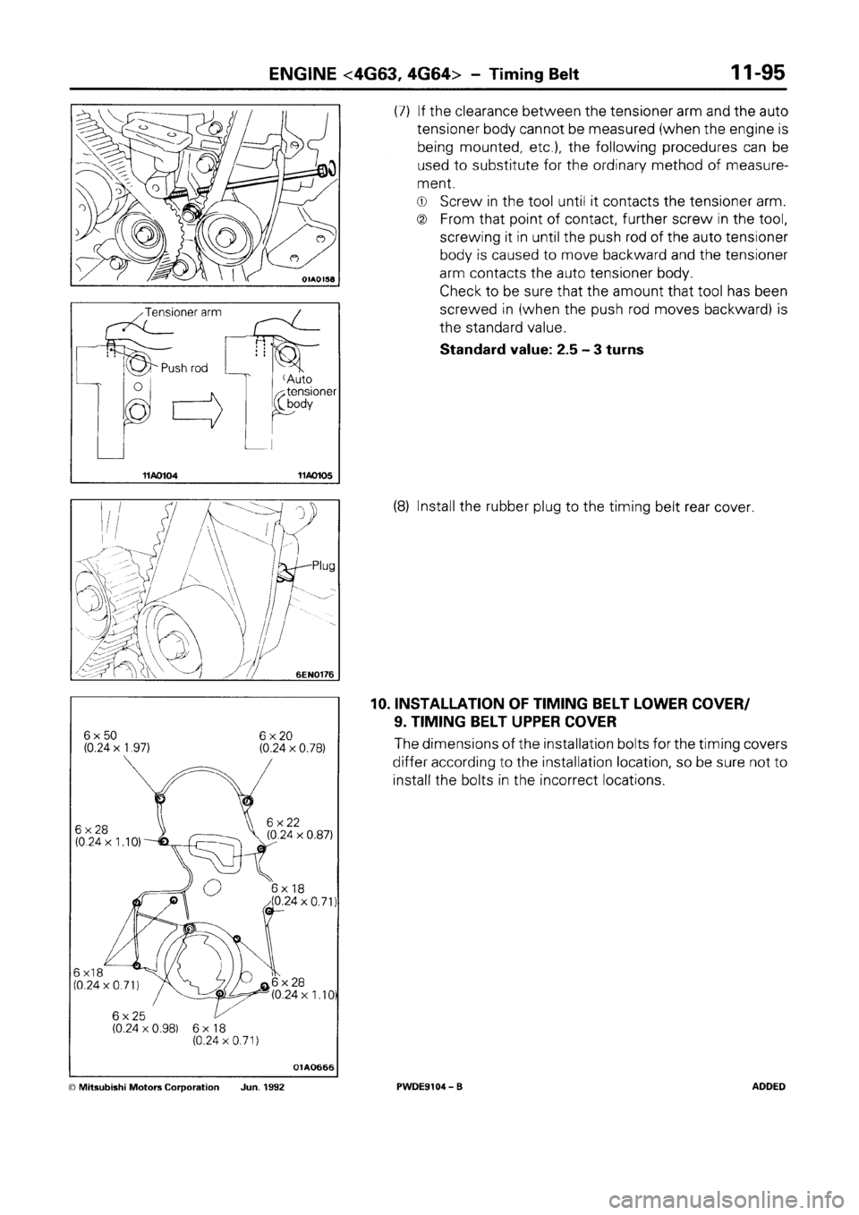 MITSUBISHI SPACE RUNNER 1992 Workshop Manual MITSUBISHI SPACE RUNNER 1992 Workshop Manual