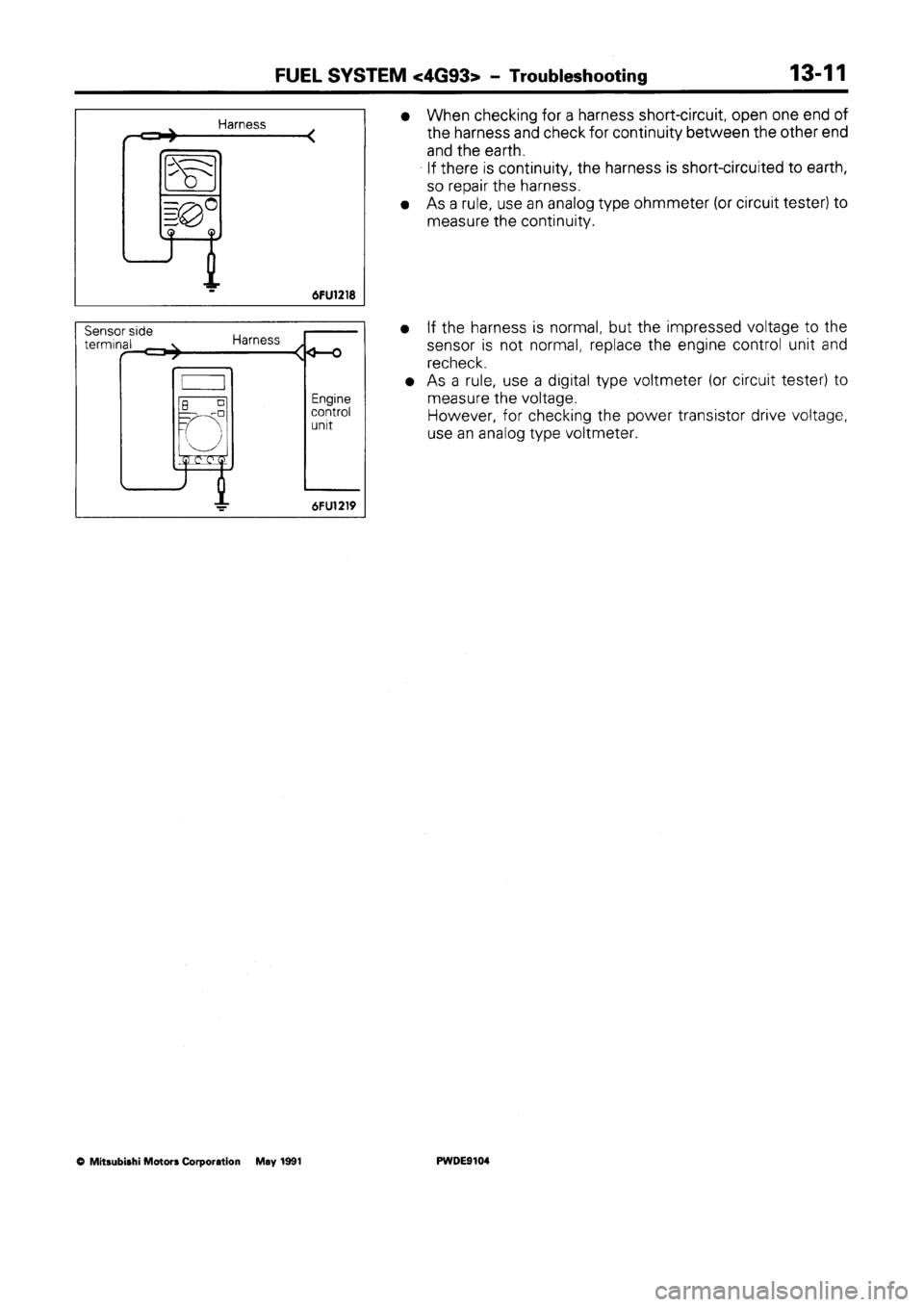 MITSUBISHI SPACE RUNNER 1992 Workshop Manual MITSUBISHI SPACE RUNNER 1992 Workshop Manual