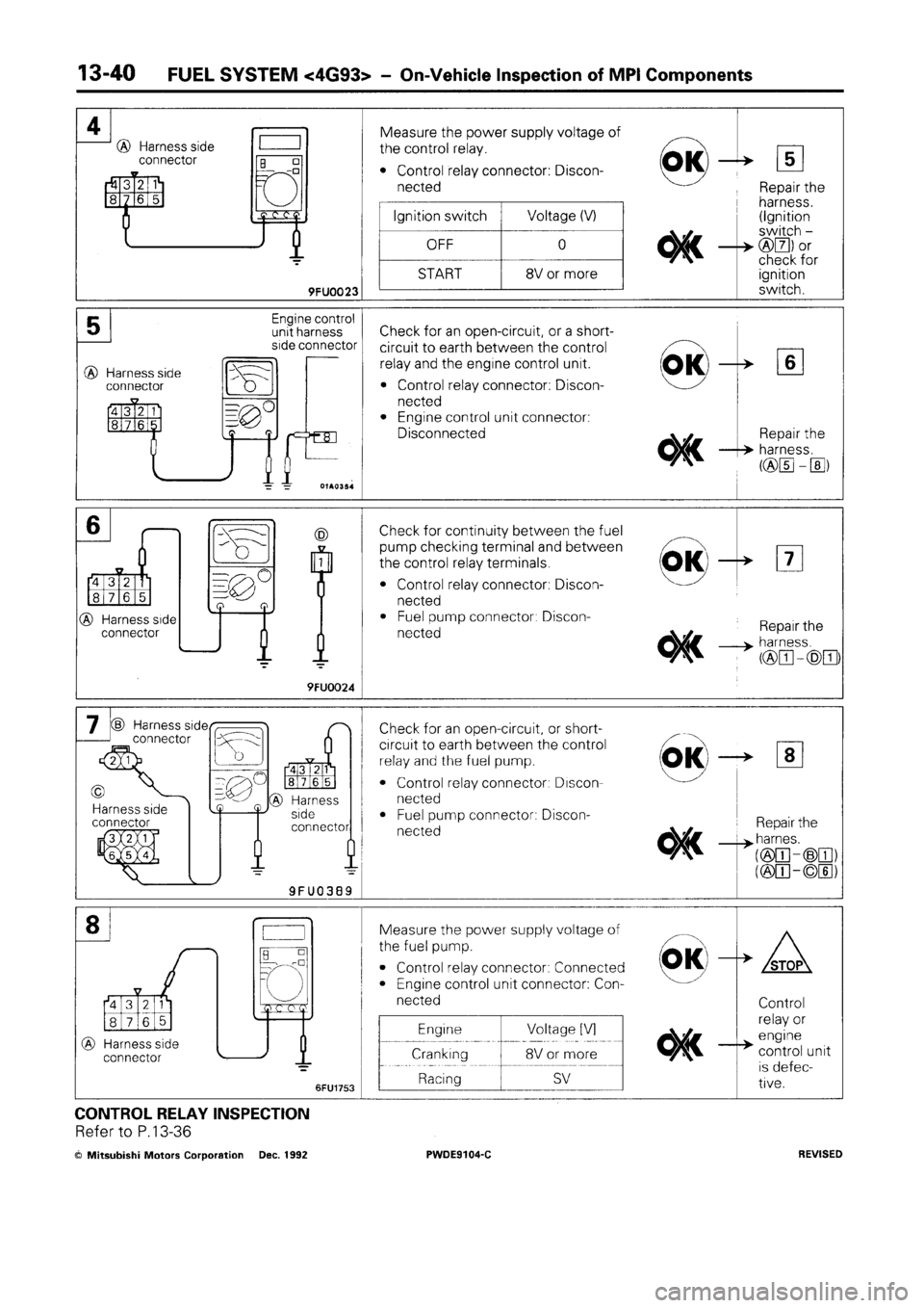MITSUBISHI SPACE RUNNER 1992 Workshop Manual MITSUBISHI SPACE RUNNER 1992 Workshop Manual