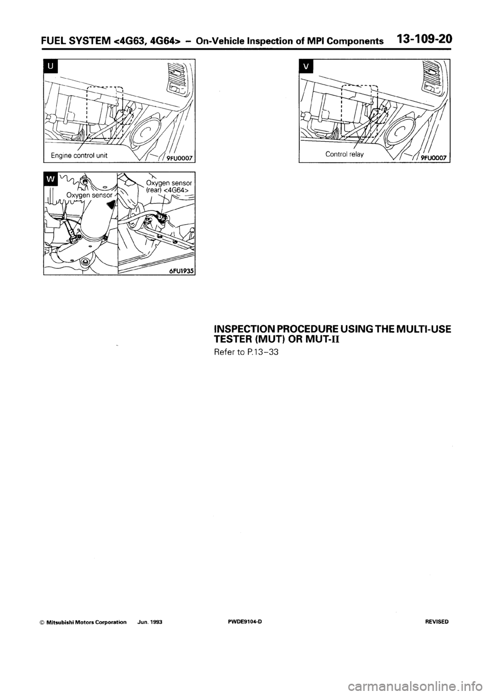 MITSUBISHI SPACE RUNNER 1992 Workshop Manual MITSUBISHI SPACE RUNNER 1992 Workshop Manual