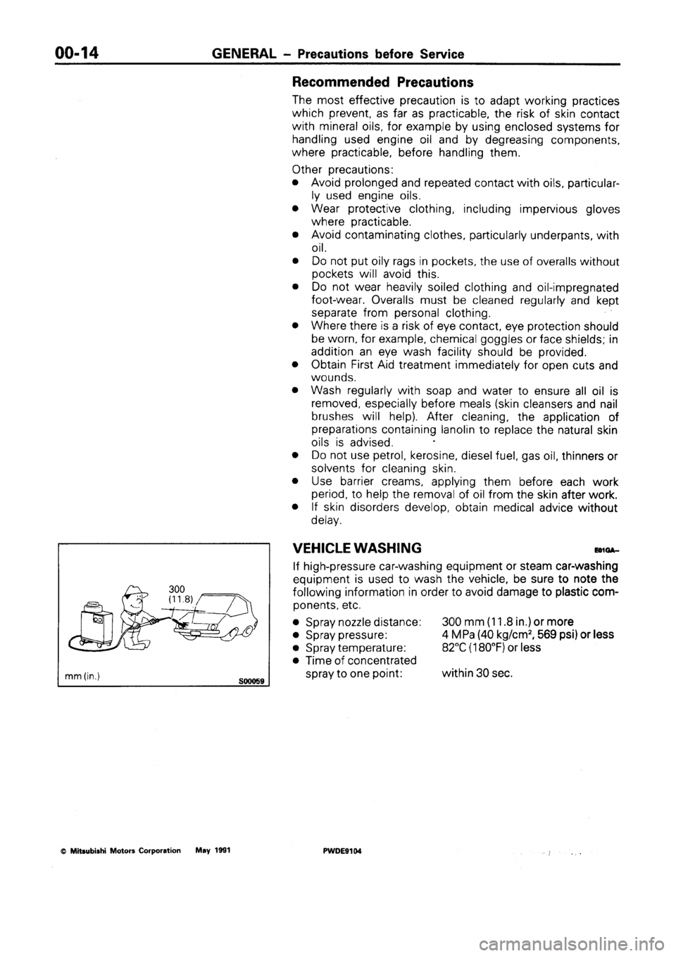 MITSUBISHI SPACE RUNNER 1992 Owners Guide MITSUBISHI SPACE RUNNER 1992 Owners Guide