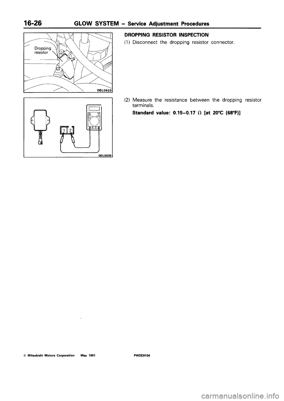 MITSUBISHI SPACE RUNNER 1992  Workshop Manual 