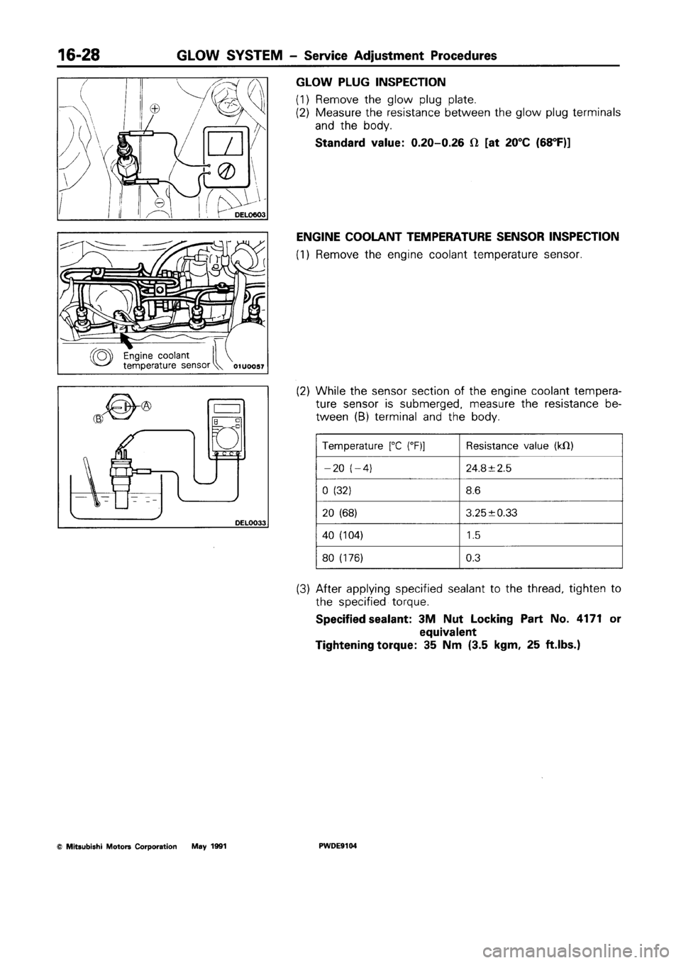 MITSUBISHI SPACE RUNNER 1992  Workshop Manual 