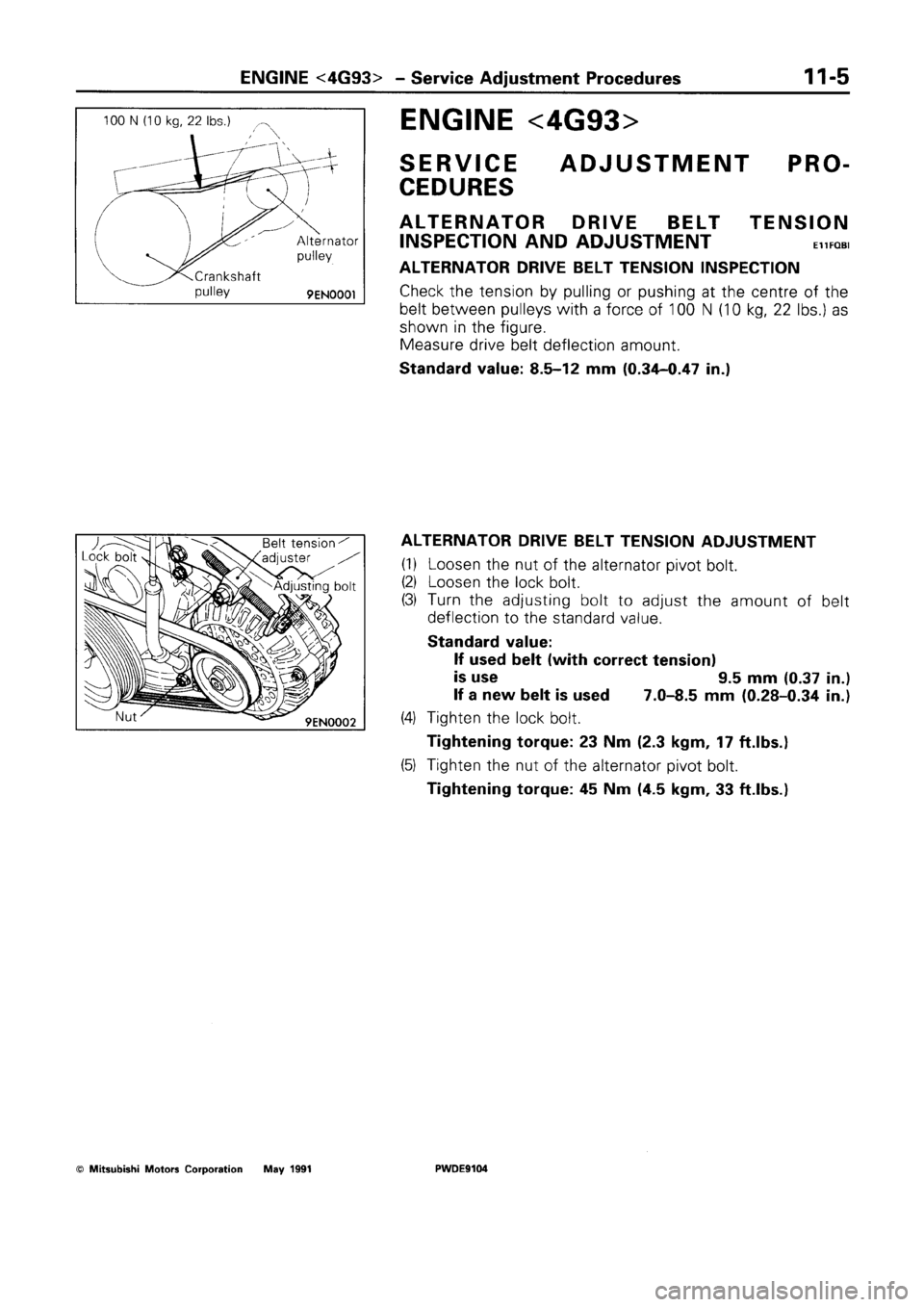 MITSUBISHI SPACE RUNNER 1992 Repair Manual MITSUBISHI SPACE RUNNER 1992 Repair Manual