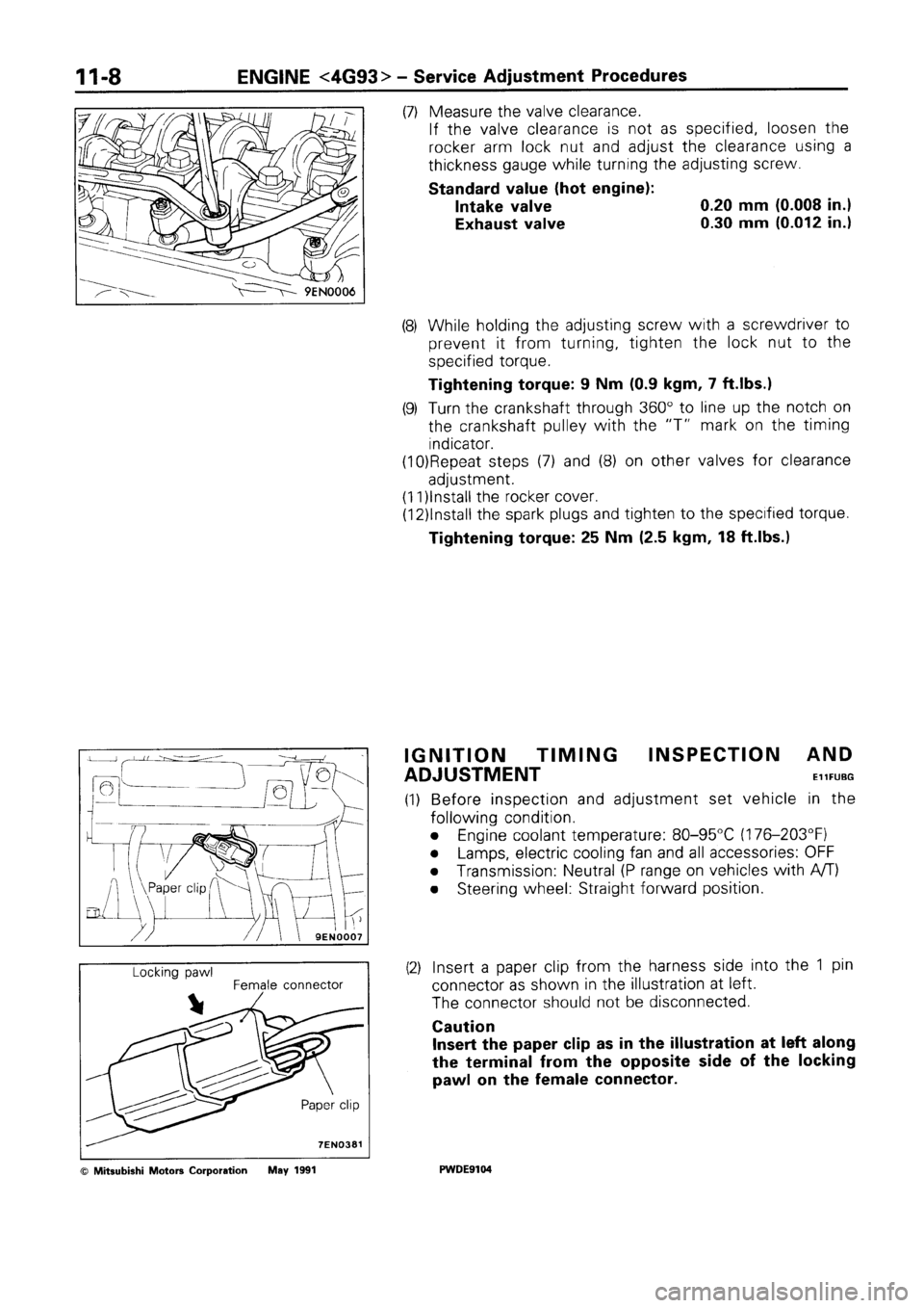 MITSUBISHI SPACE RUNNER 1992 Repair Manual MITSUBISHI SPACE RUNNER 1992 Repair Manual