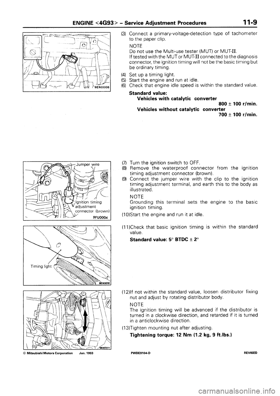 MITSUBISHI SPACE RUNNER 1992 Repair Manual MITSUBISHI SPACE RUNNER 1992 Repair Manual
