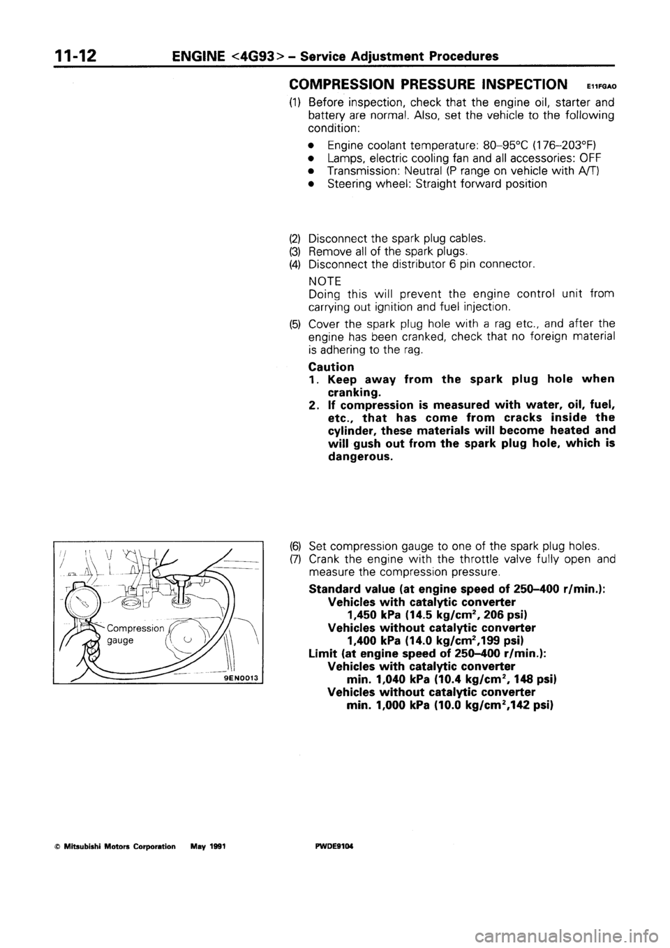 MITSUBISHI SPACE RUNNER 1992 Repair Manual MITSUBISHI SPACE RUNNER 1992 Repair Manual