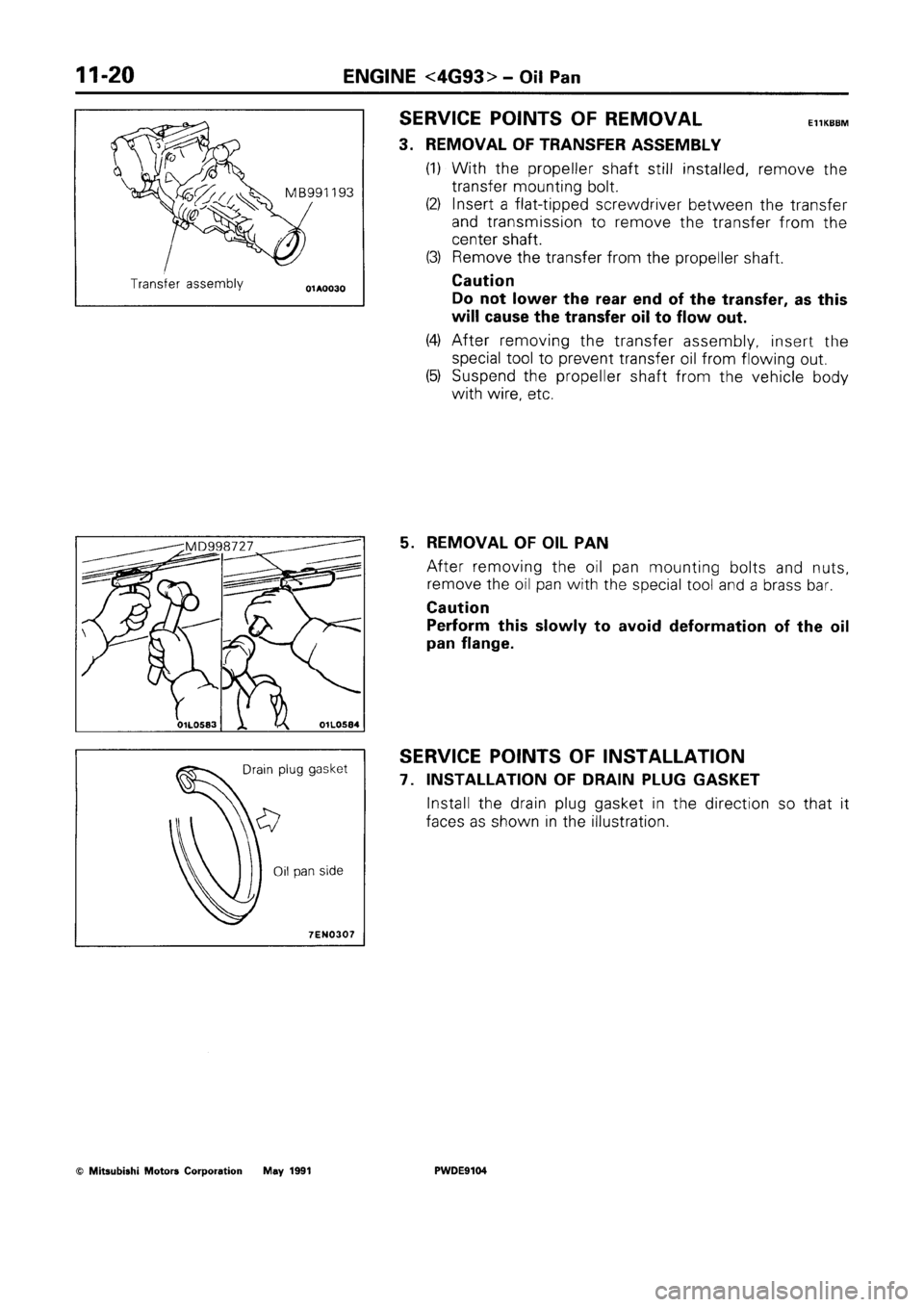 MITSUBISHI SPACE RUNNER 1992 Repair Manual MITSUBISHI SPACE RUNNER 1992 Repair Manual