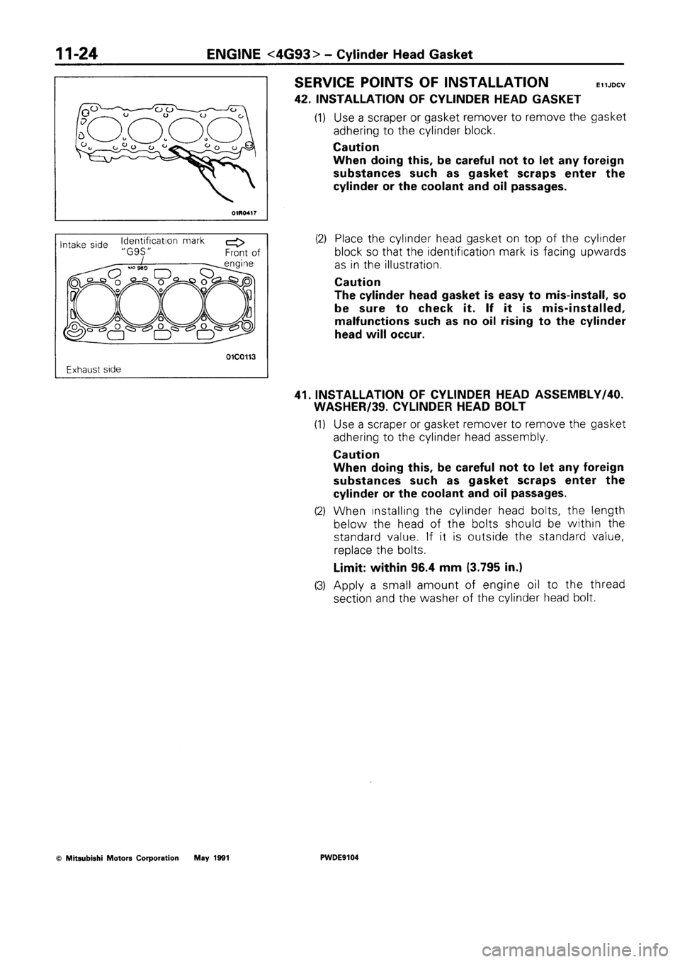 MITSUBISHI SPACE RUNNER 1992 Manual PDF MITSUBISHI SPACE RUNNER 1992 Manual PDF