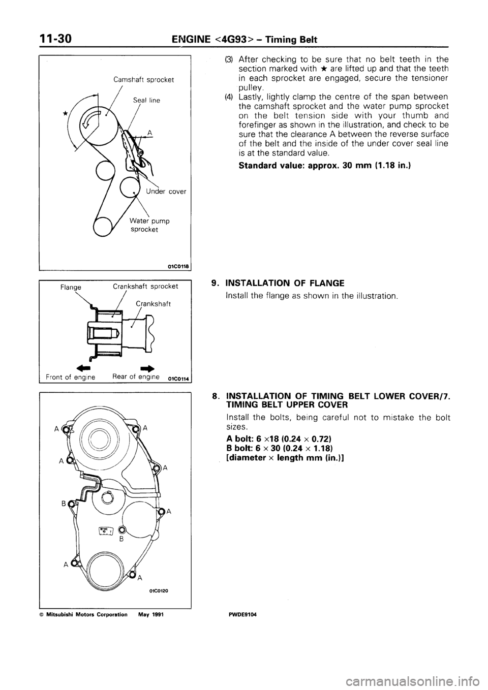 MITSUBISHI SPACE RUNNER 1992 Manual PDF MITSUBISHI SPACE RUNNER 1992 Manual PDF