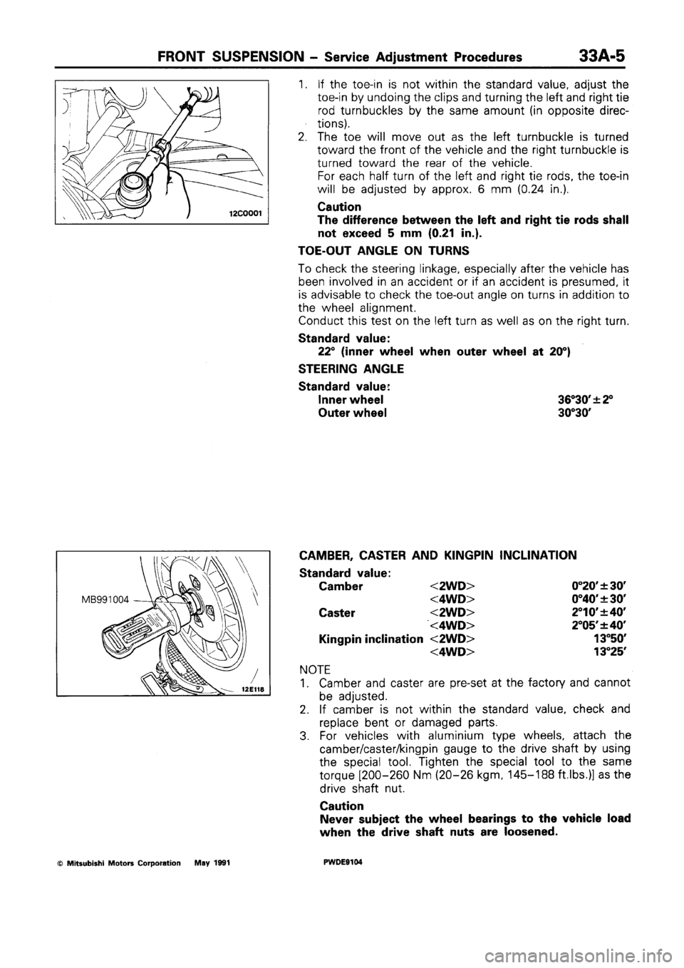 MITSUBISHI SPACE RUNNER 1992 Workshop Manual MITSUBISHI SPACE RUNNER 1992 Workshop Manual