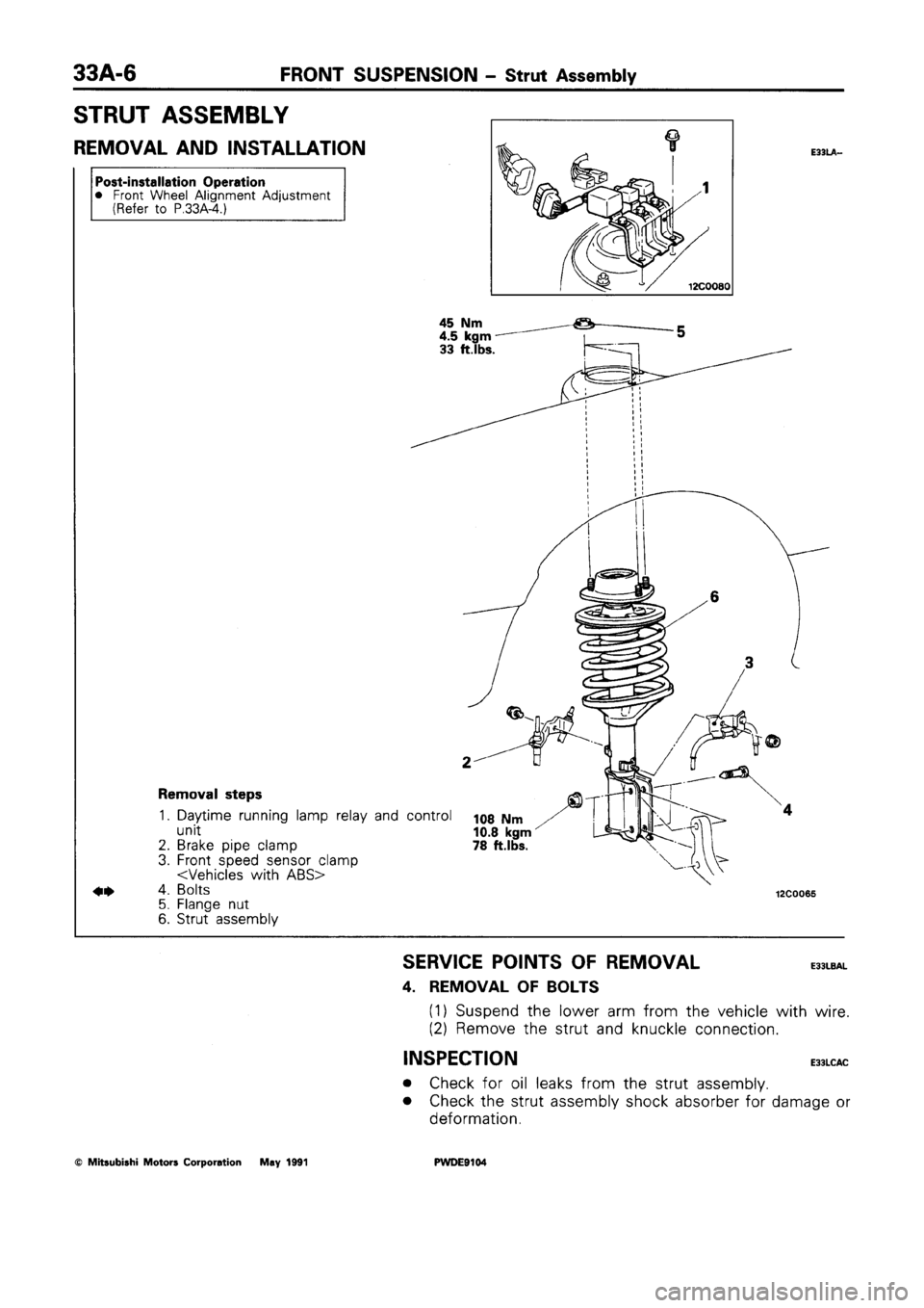 MITSUBISHI SPACE RUNNER 1992 Workshop Manual MITSUBISHI SPACE RUNNER 1992 Workshop Manual