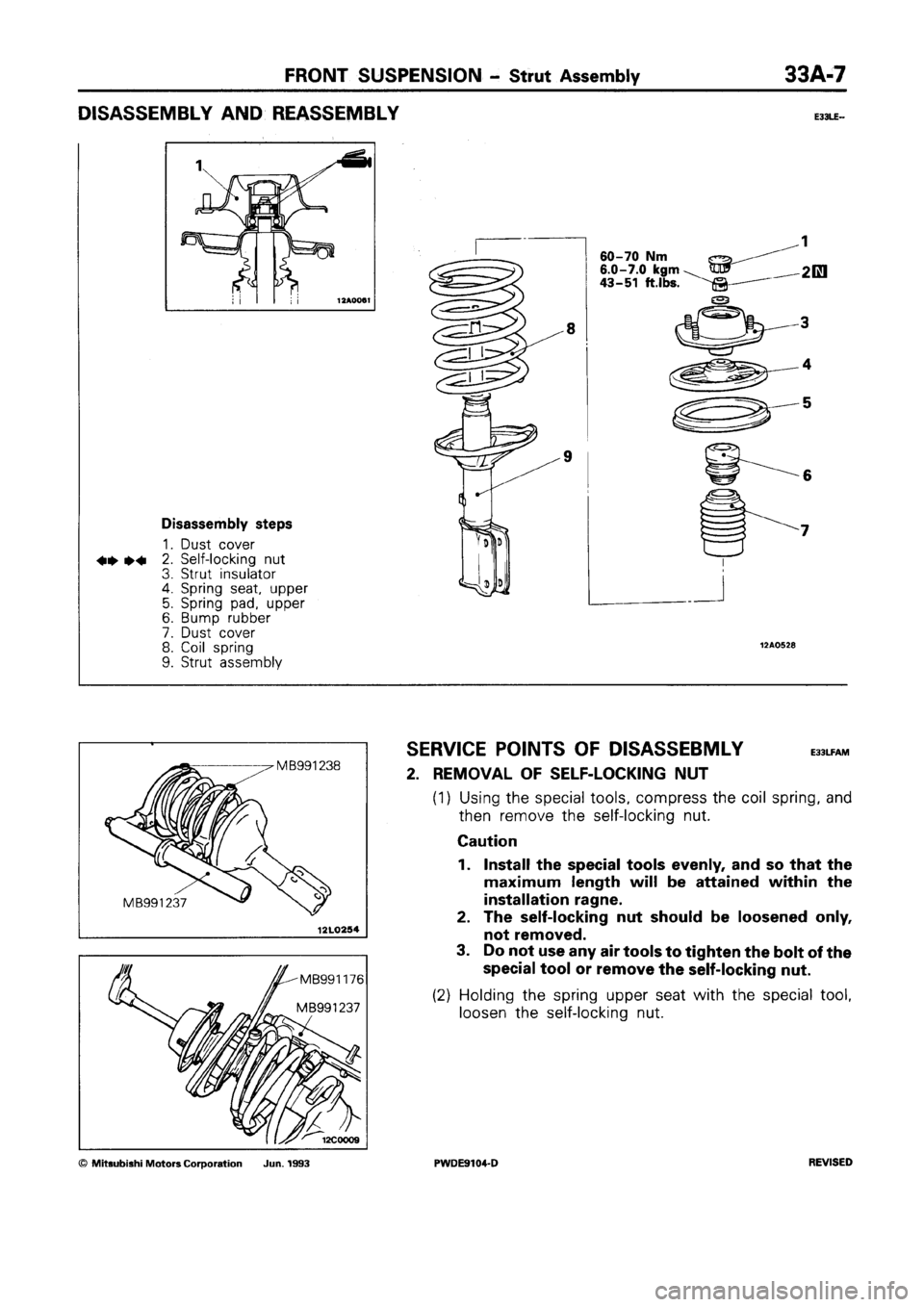 MITSUBISHI SPACE RUNNER 1992 Workshop Manual MITSUBISHI SPACE RUNNER 1992 Workshop Manual