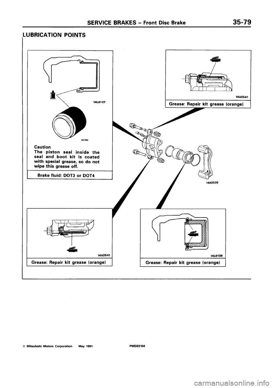 MITSUBISHI SPACE RUNNER 1992 Workshop Manual MITSUBISHI SPACE RUNNER 1992 Workshop Manual