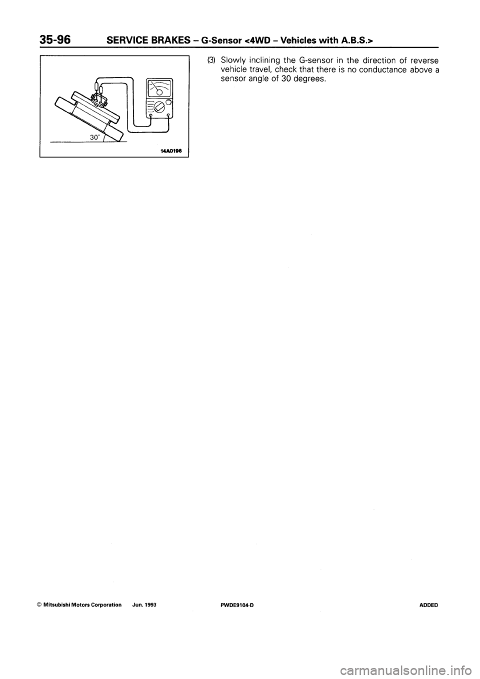 MITSUBISHI SPACE RUNNER 1992 Workshop Manual MITSUBISHI SPACE RUNNER 1992 Workshop Manual