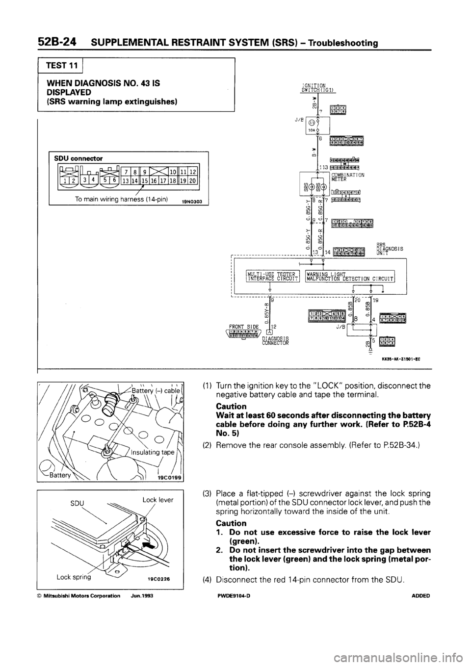 MITSUBISHI SPACE RUNNER 1992 Workshop Manual MITSUBISHI SPACE RUNNER 1992 Workshop Manual