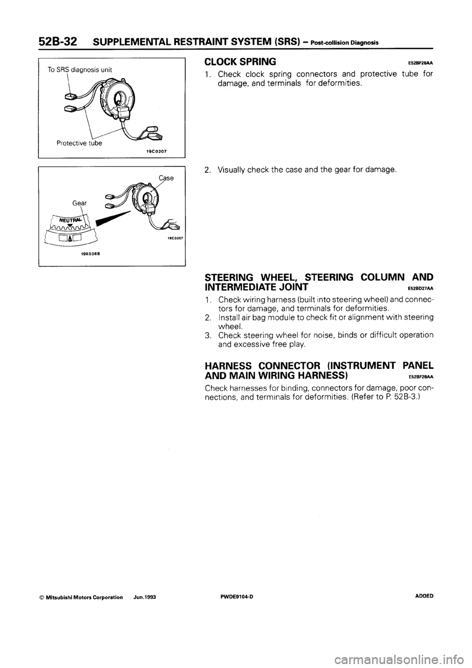 MITSUBISHI SPACE RUNNER 1992 Workshop Manual MITSUBISHI SPACE RUNNER 1992 Workshop Manual