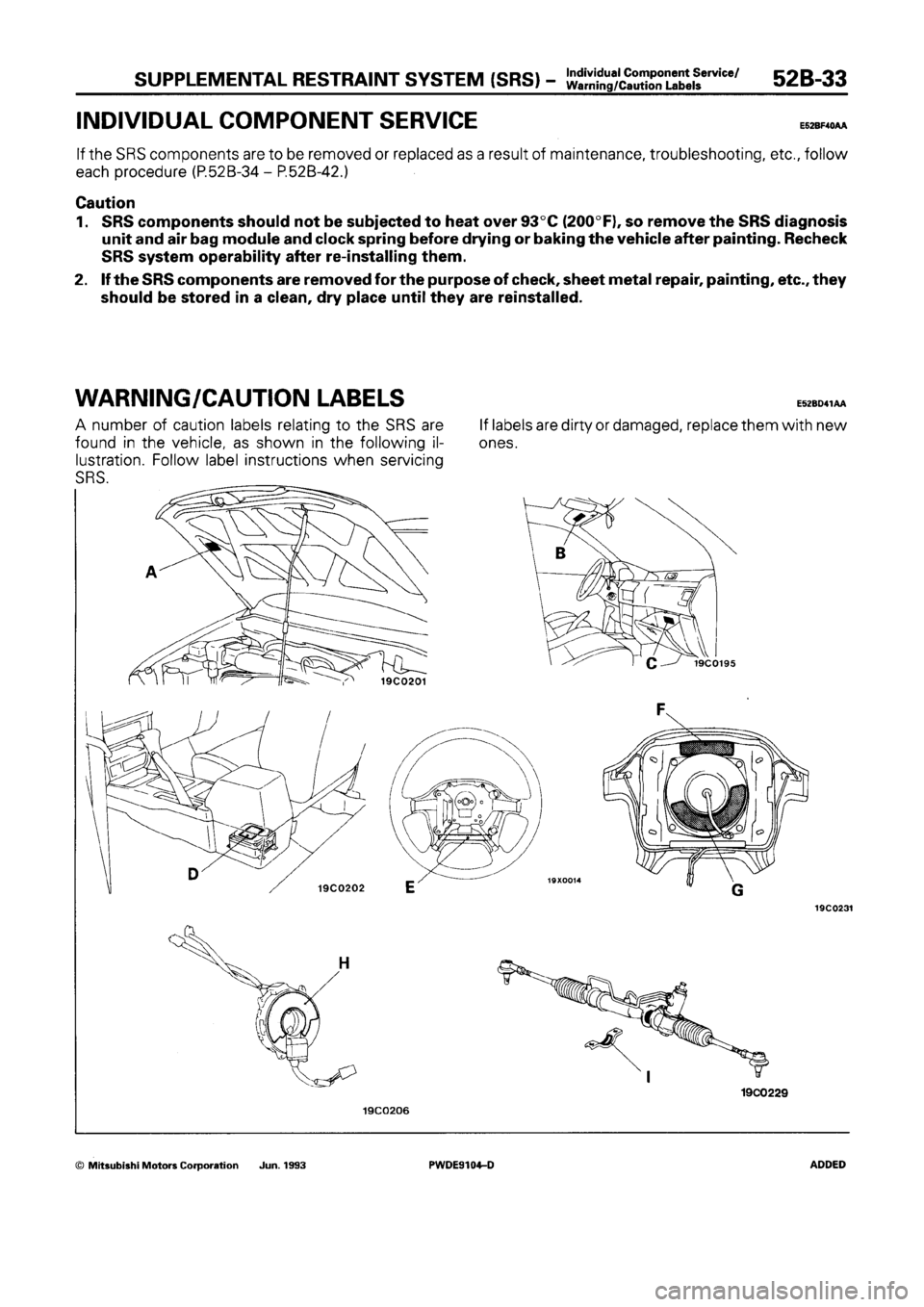 MITSUBISHI SPACE RUNNER 1992 Workshop Manual MITSUBISHI SPACE RUNNER 1992 Workshop Manual