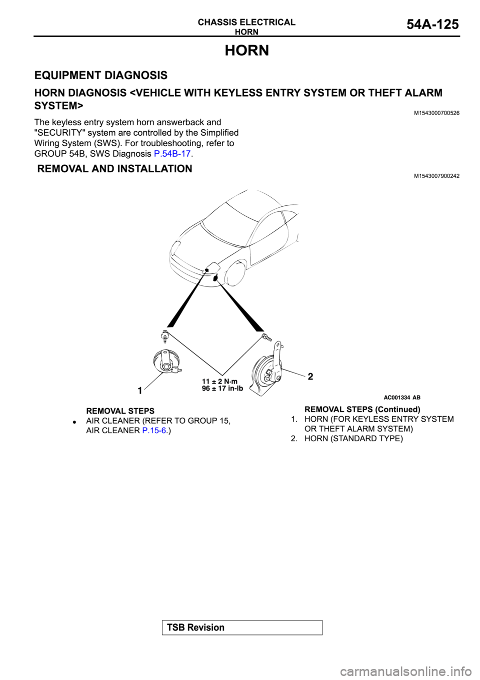 MITSUBISHI SPYDER 2003  Service Repair Manual 