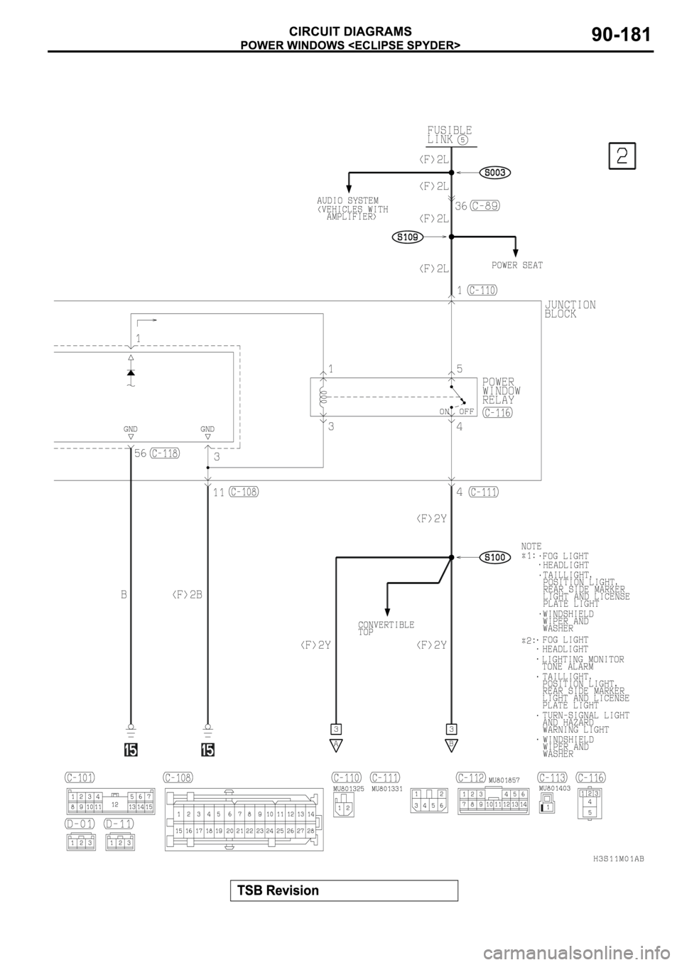 MITSUBISHI SPYDER 2003  Service Repair Manual 