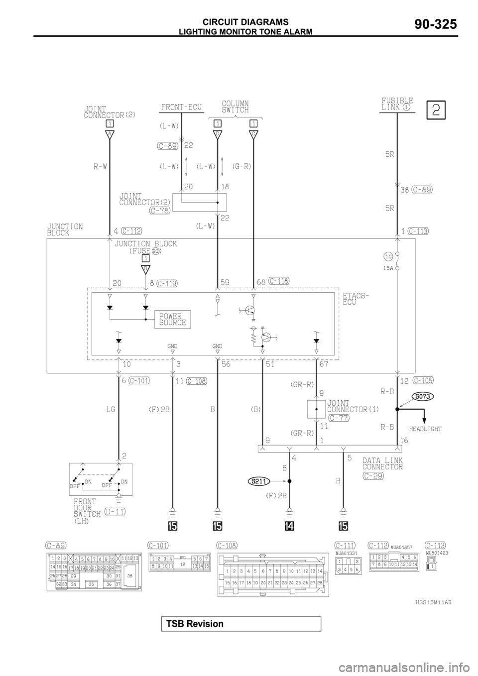 MITSUBISHI SPYDER 2003  Service Repair Manual 