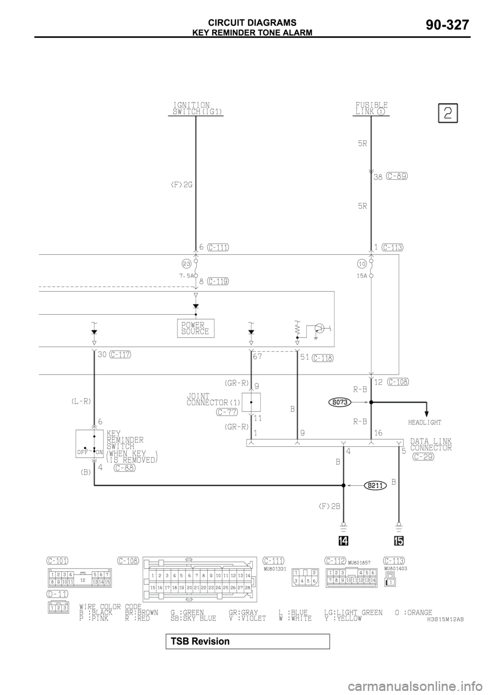 MITSUBISHI SPYDER 2003  Service Repair Manual 