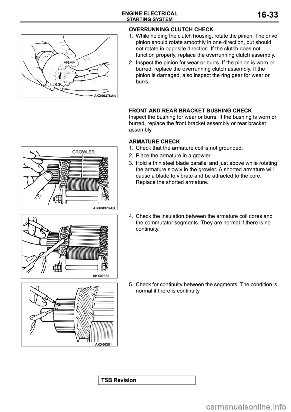 MITSUBISHI SPYDER 2003  Service Repair Manual AKX00378
FREE
LOCK
AB
AKX00379
GROWLER
AB
AKX00380
AKX00381 